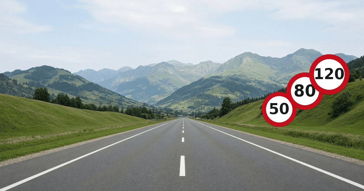 Speed limits Switzerland: theory exam Tempolimits