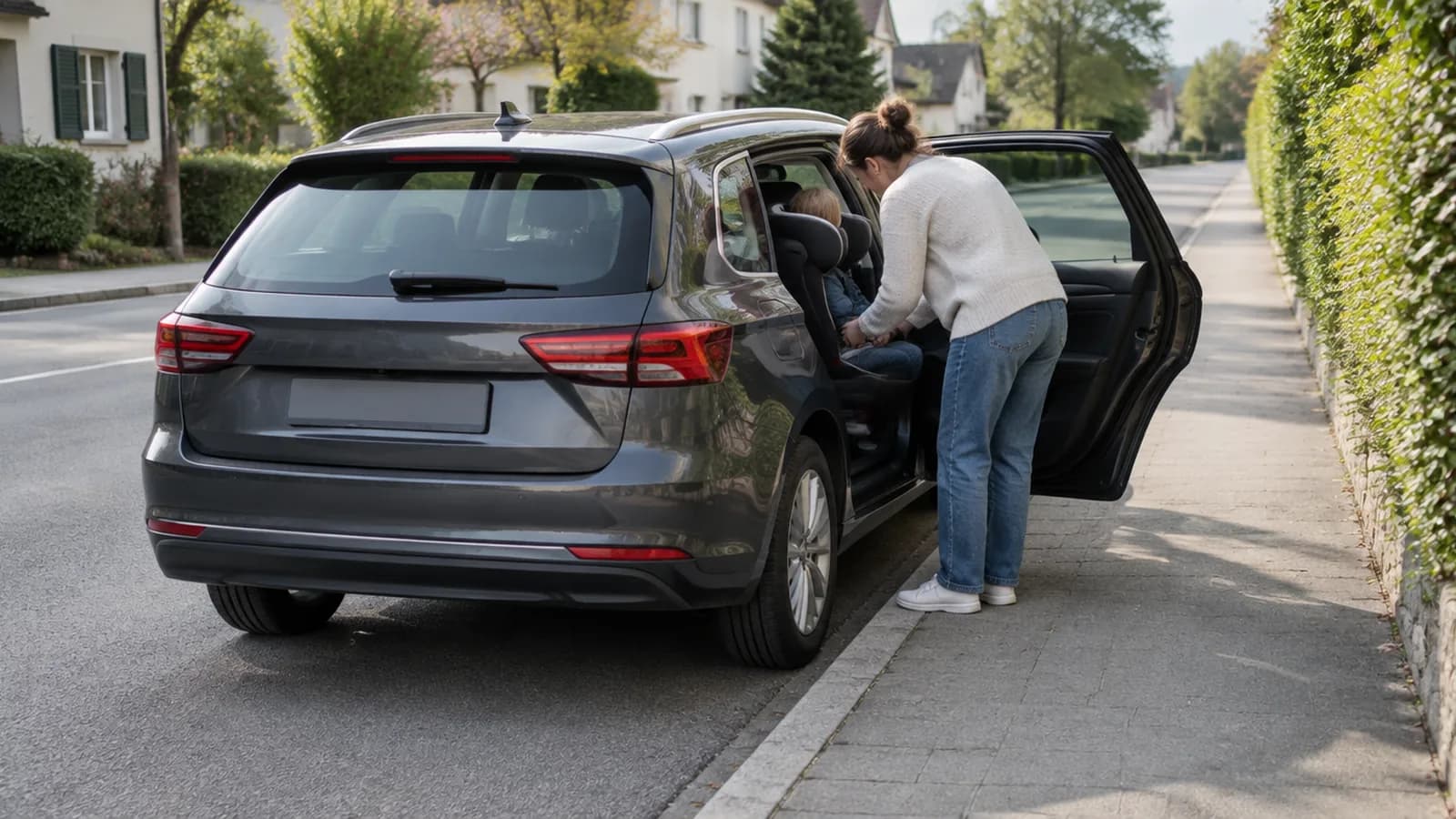 Child seats & seat belts in Switzerland: rules for the theory test