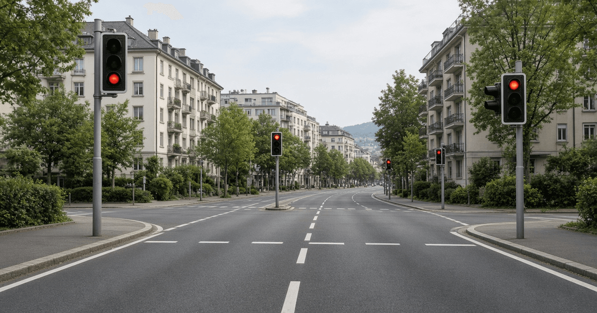 Feux de signalisation Suisse : règles pour l’examen théorique
