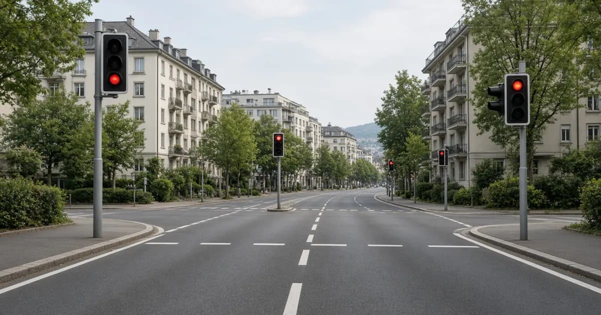 Traffic lights Switzerland: theory exam rules