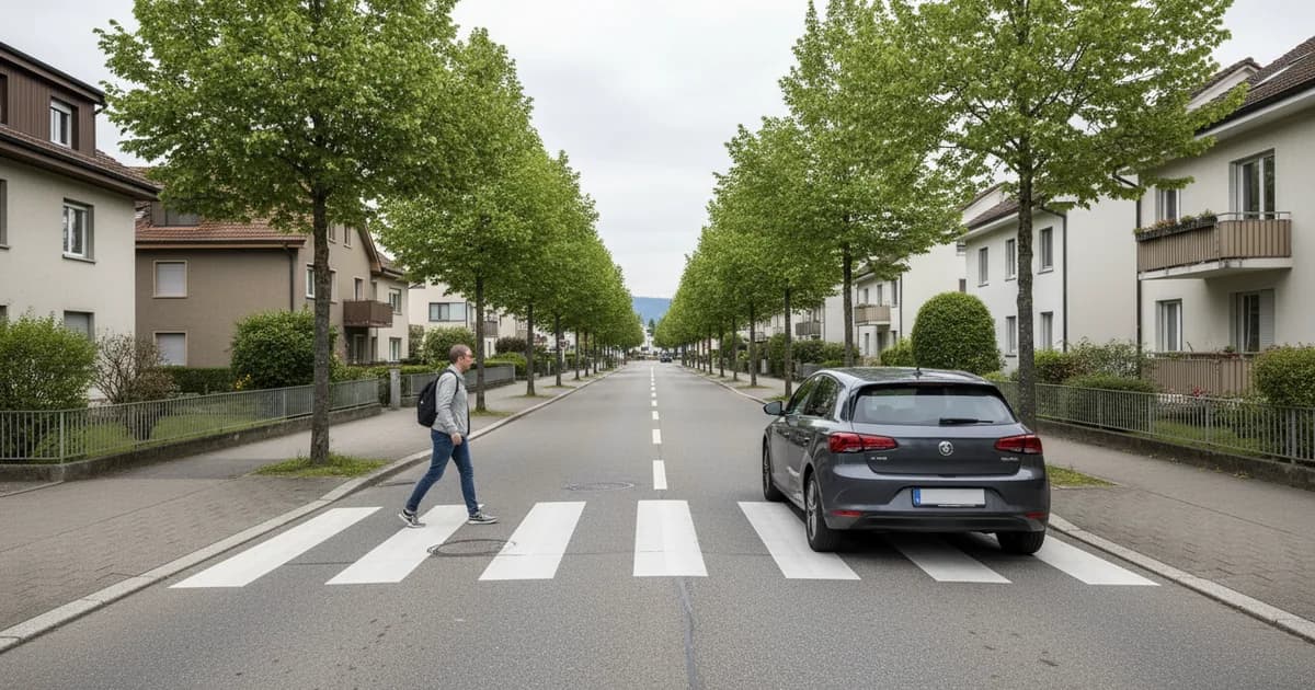 Passages piétons en Suisse : devoir d’arrêt & règles pour l’examen théorique