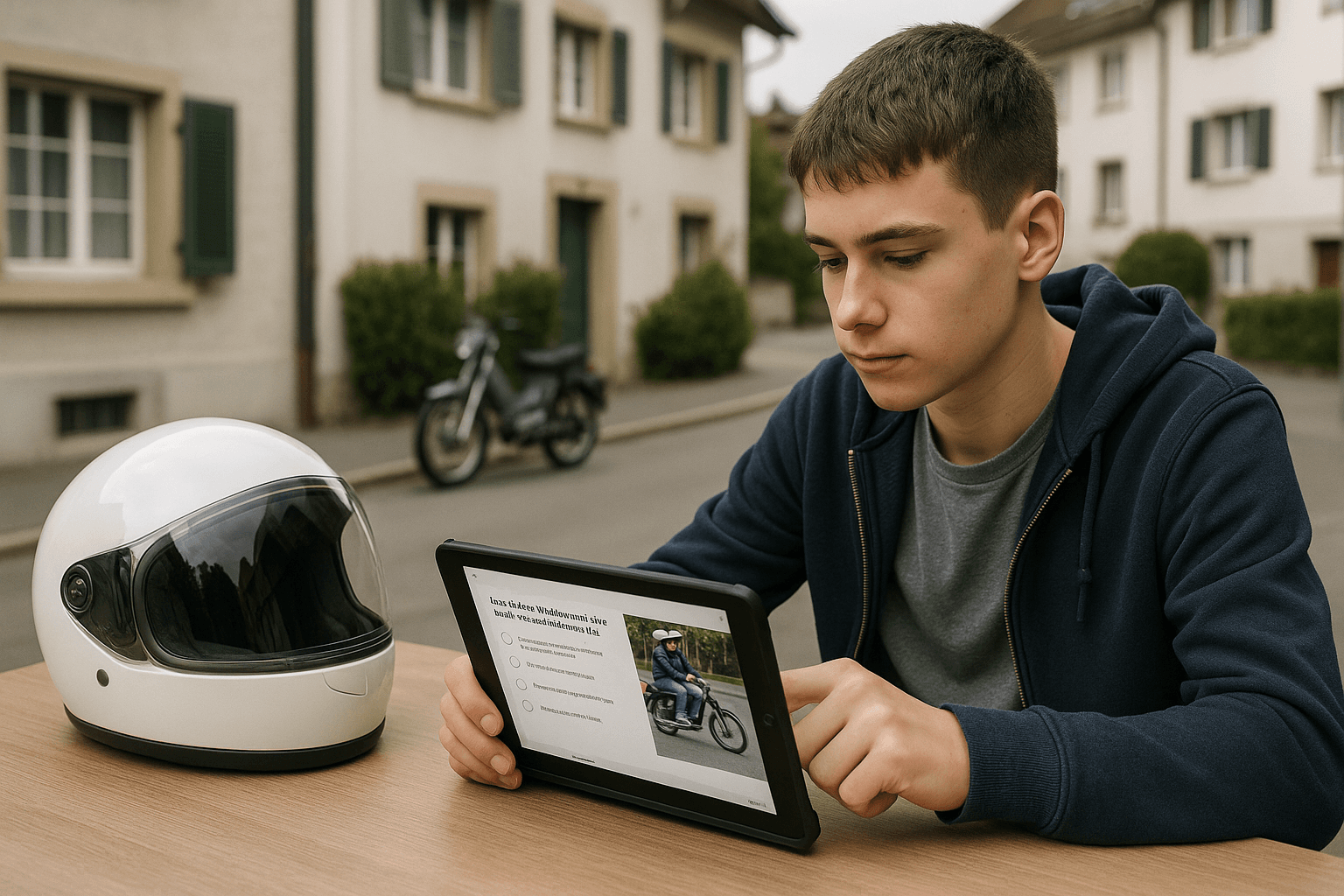 Mofa-Theorie lernen in der Schweiz